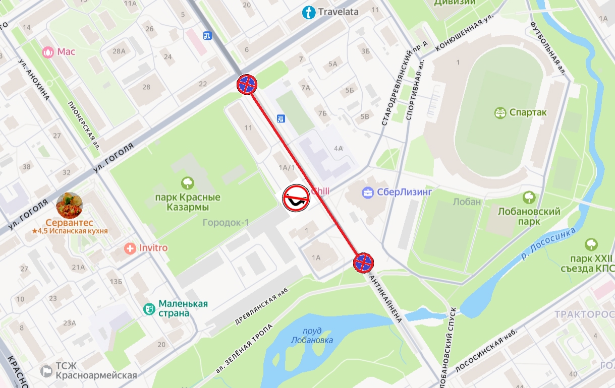 С 19 октября в Петрозаводске изменят схему движения на Антикайнена