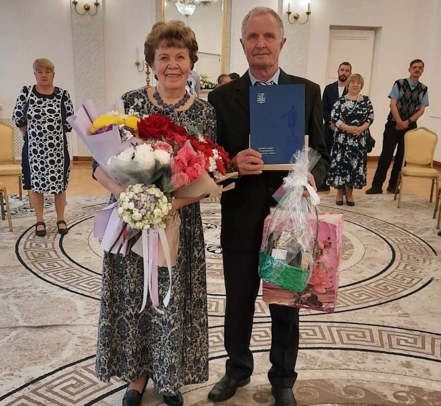 Супруги из Суоярви отметили золотую свадьбу