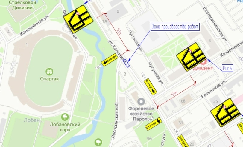 Перекрытие улицы Калинина в Петрозаводске продлили до 16 октября