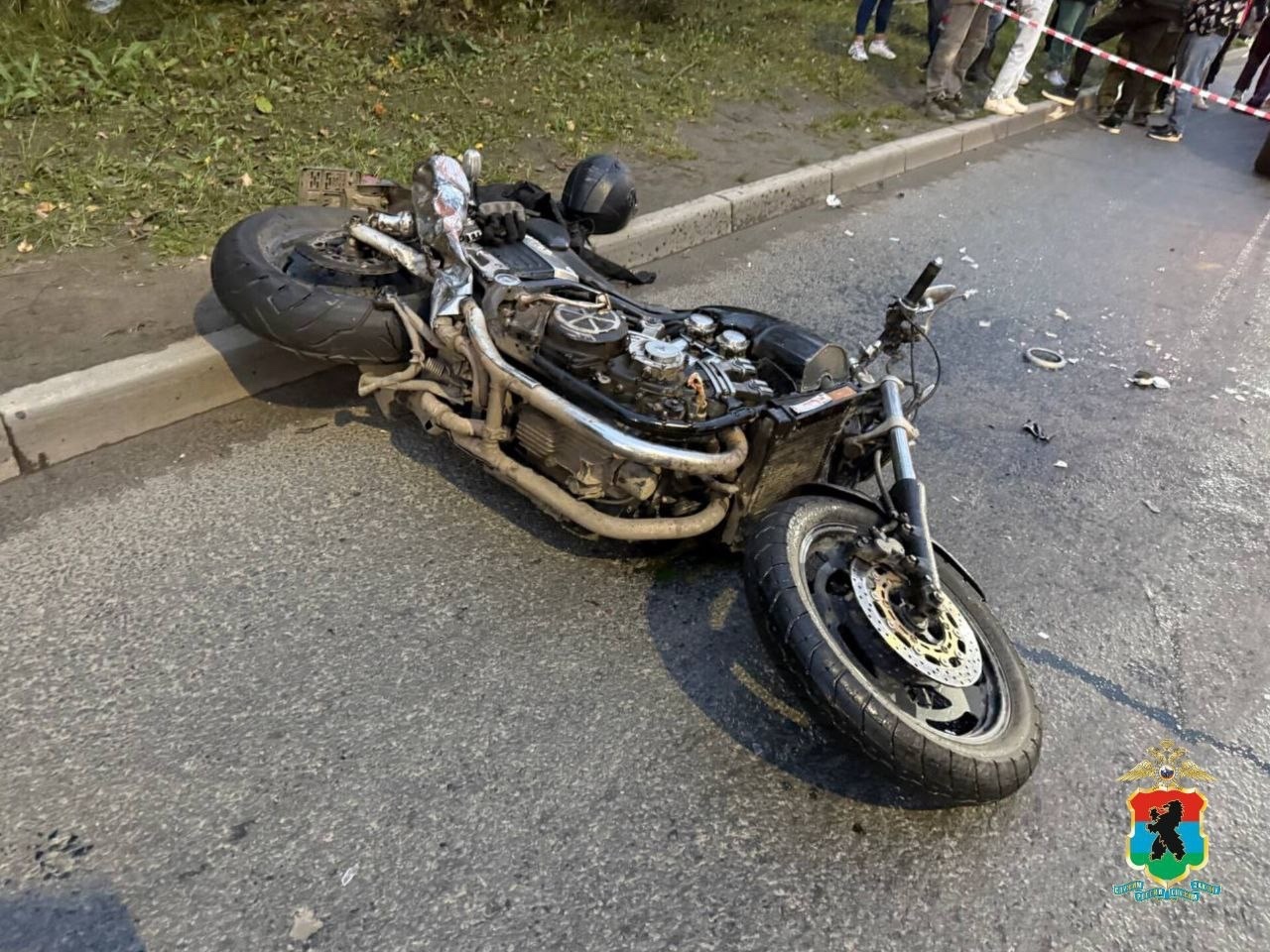 Момент смертельного ДТП с мотоциклистом на Кукковке попал на видео