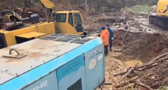 Природный газ проводят в поселке Салми