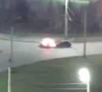 Два автомобиля не поделили дорогу на Чапаевском кольце в Петрозаводске