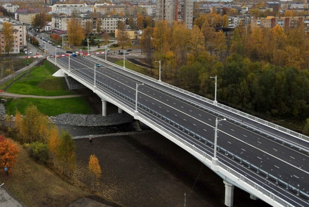 Открытие Лобановского моста изменило схему движение в Петрозаводске