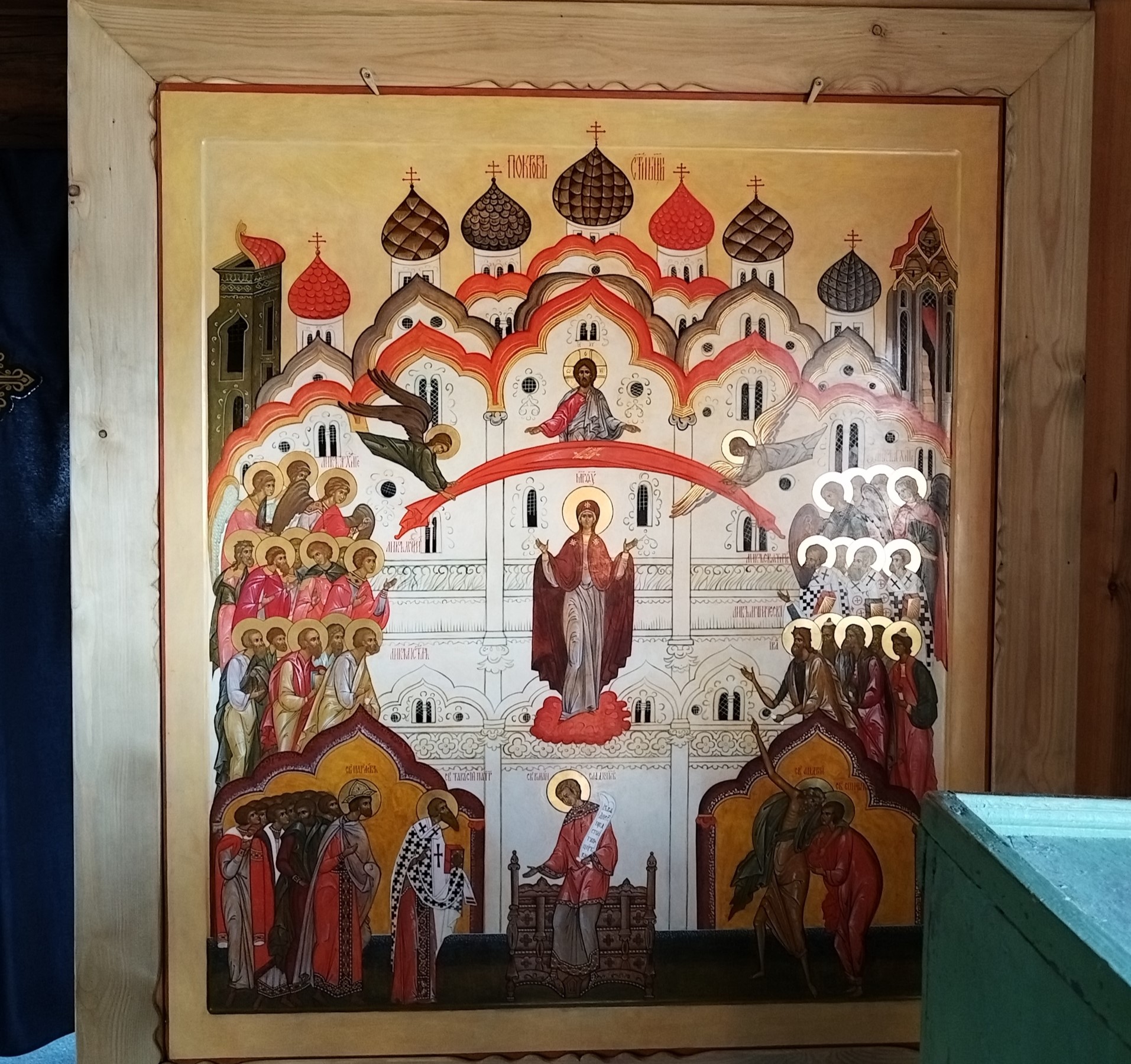 В Кижи вернулась икона Покрова Богородицы