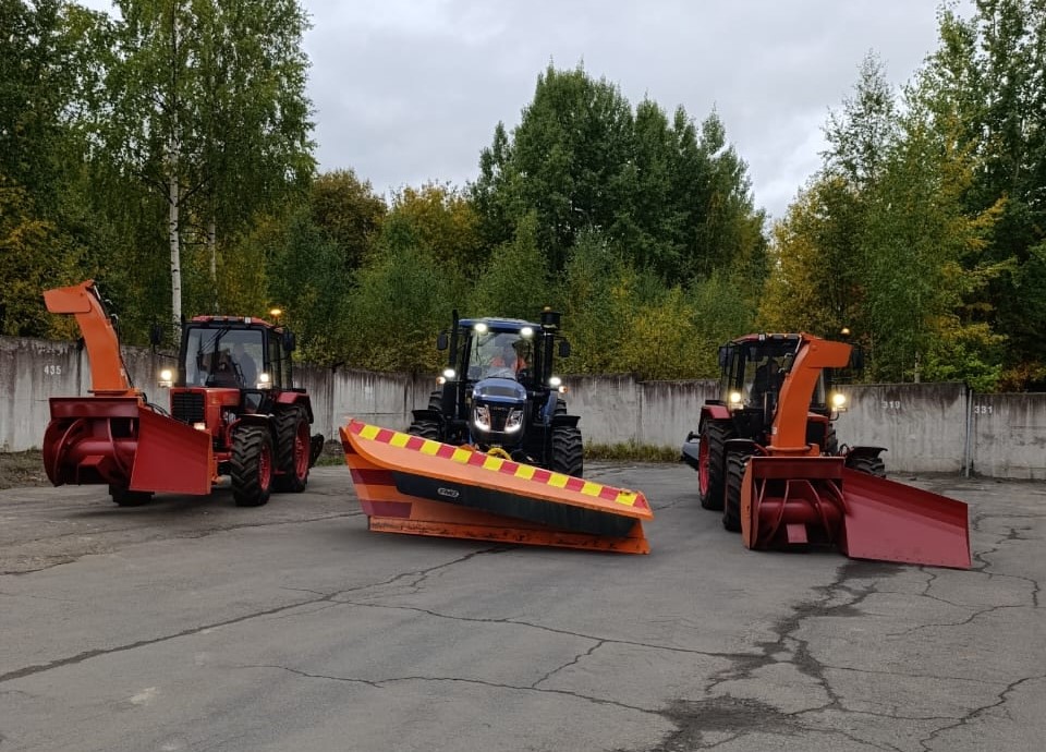 Кондопожское ДРСУ готовит технику к зиме