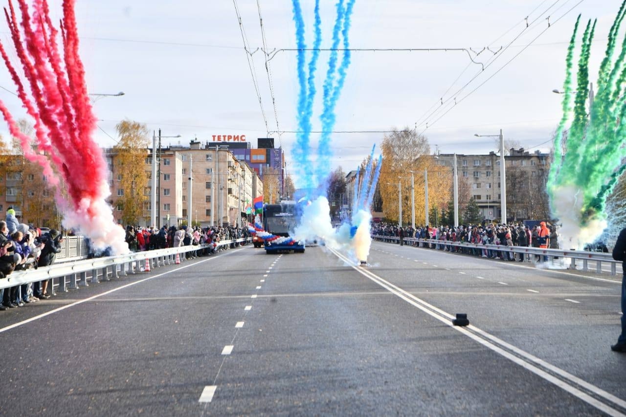 Лобановский мост открыли в Петрозаводске