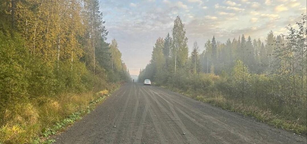 Мотоциклист умудрился заснуть за рулем и сильно пострадал: пассажира спас шлем на дороге в Прионежье