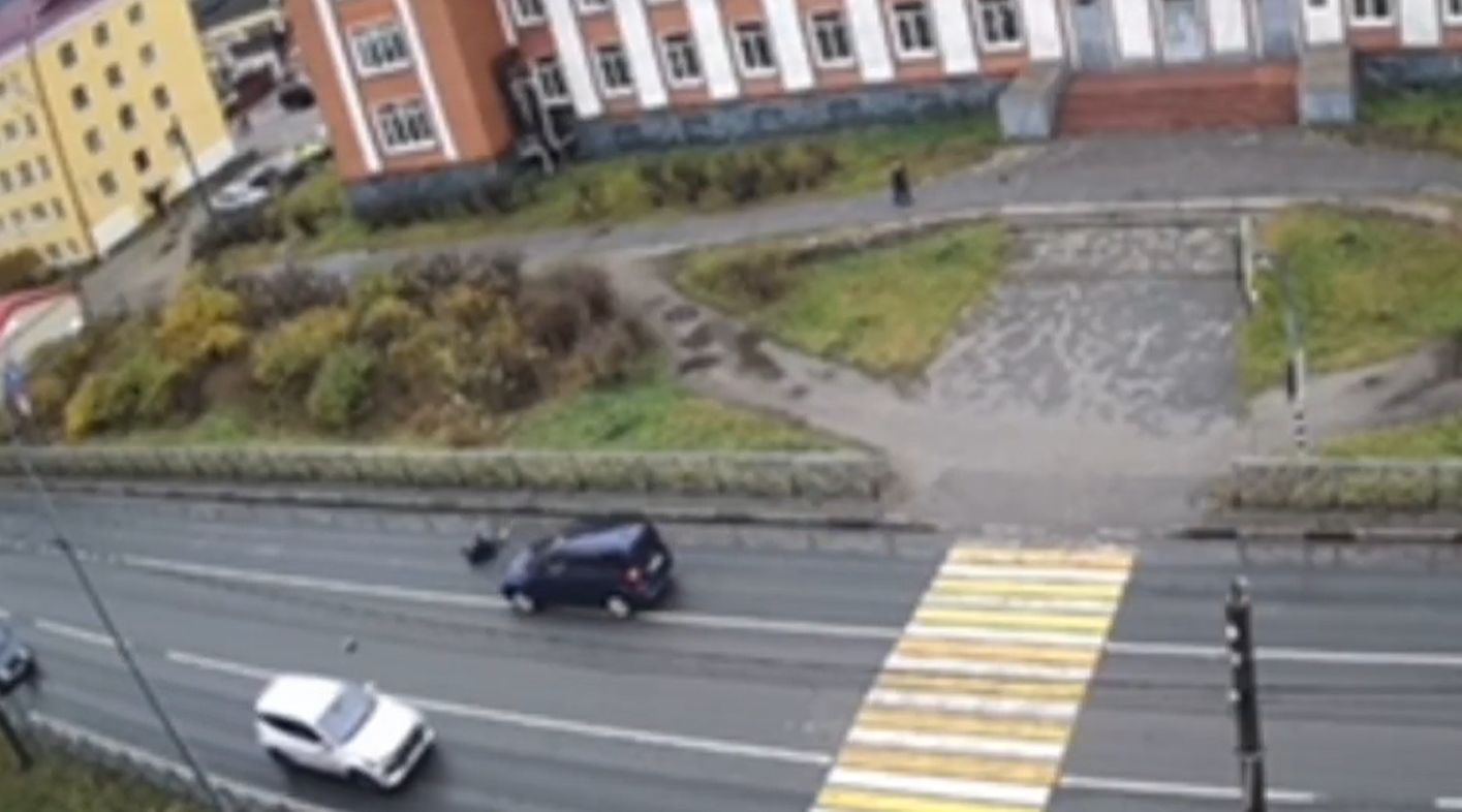 Подростка сбили на пешеходном переходе в Медвежьегорске Подростка сбили на пешеходном переходе в Медвежьегорске