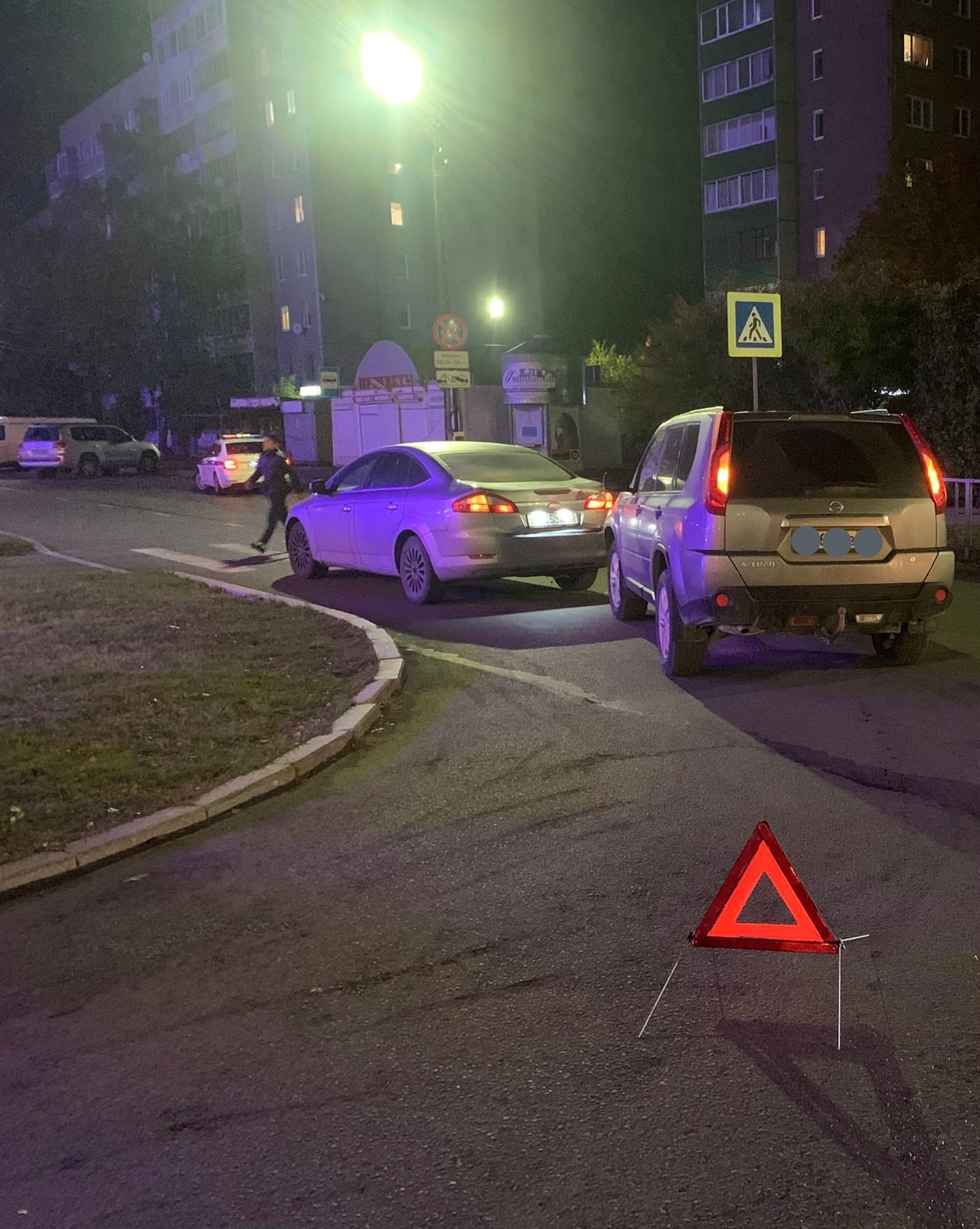 Зазевавшийся водитель въехал в авто, остановившееся на перекрестке в карельской столице