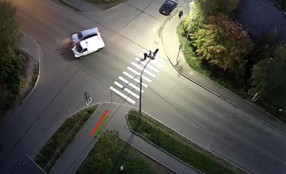 Автомобили столкнулись ночью в густонаселенном районе Петрозаводска