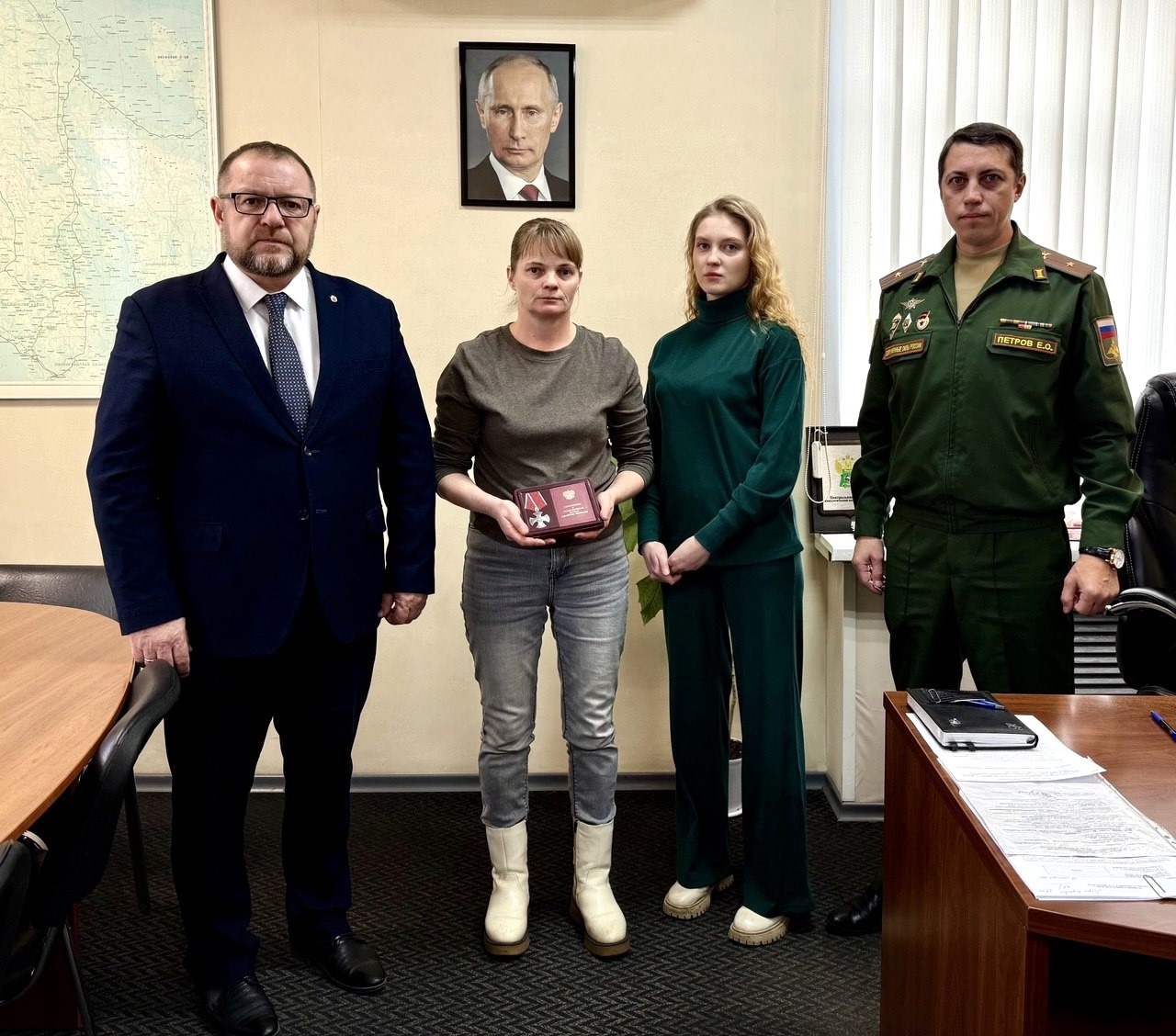 Орден Мужества вручили семье погибшего на СВО жителя Прионежья