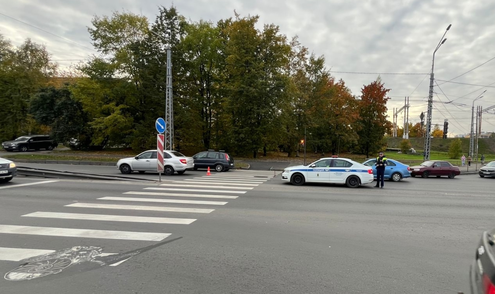 Школьницу сбил автомобиль на пешеходном переходе в Петрозаводске