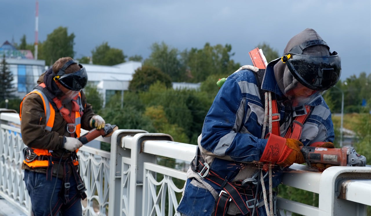 Последние штрихи остались до открытия Лобановского моста в Петрозаводске
