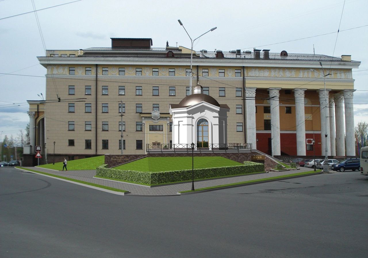 Строительство часовни рядом с Музыкальным театром приостановили из-за нехватки средств Строительство часовни рядом с Музыкальным театром приостановили из-за нехватки средств