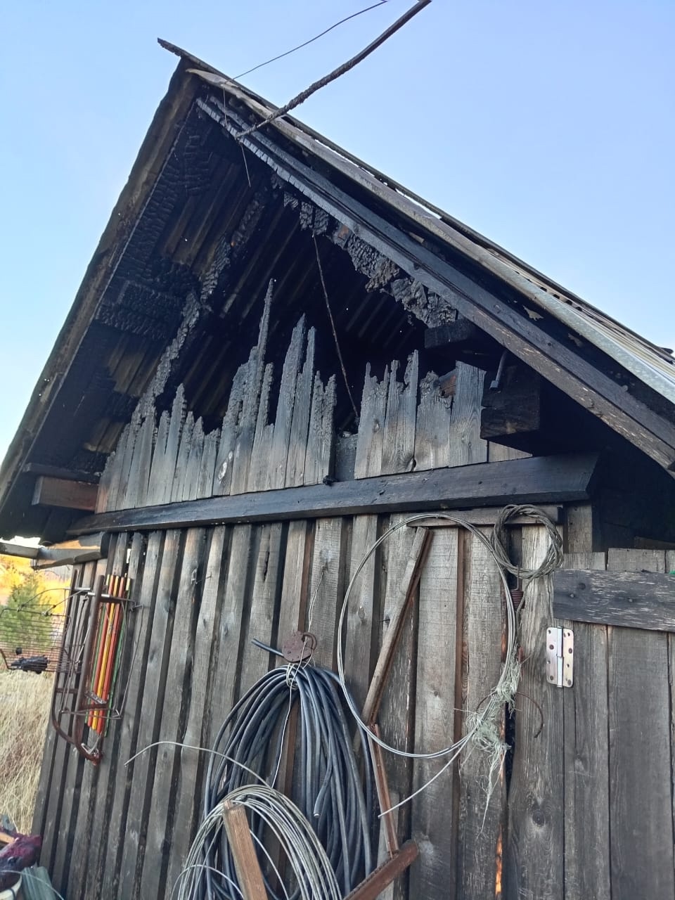 Пожар потушили в старинном поморском селе