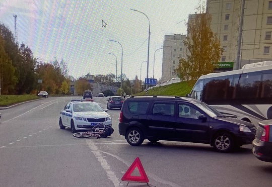 Появились подробности аварии с велосипедистом в Петрозаводске