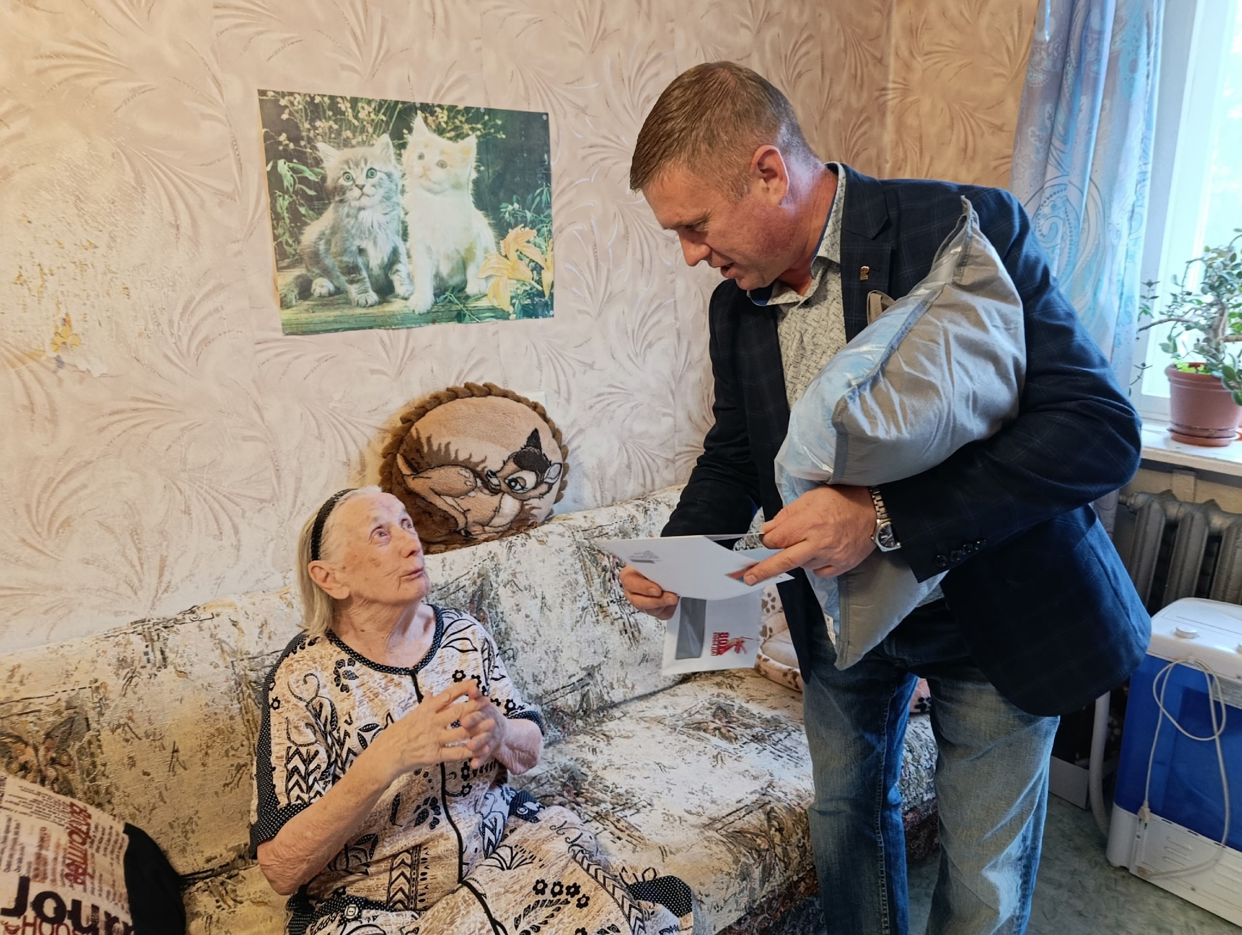 Жительница Кондопоги и богатая прабабушка, у которой четырнадцать правнуков, отметила 95-летний юбилей