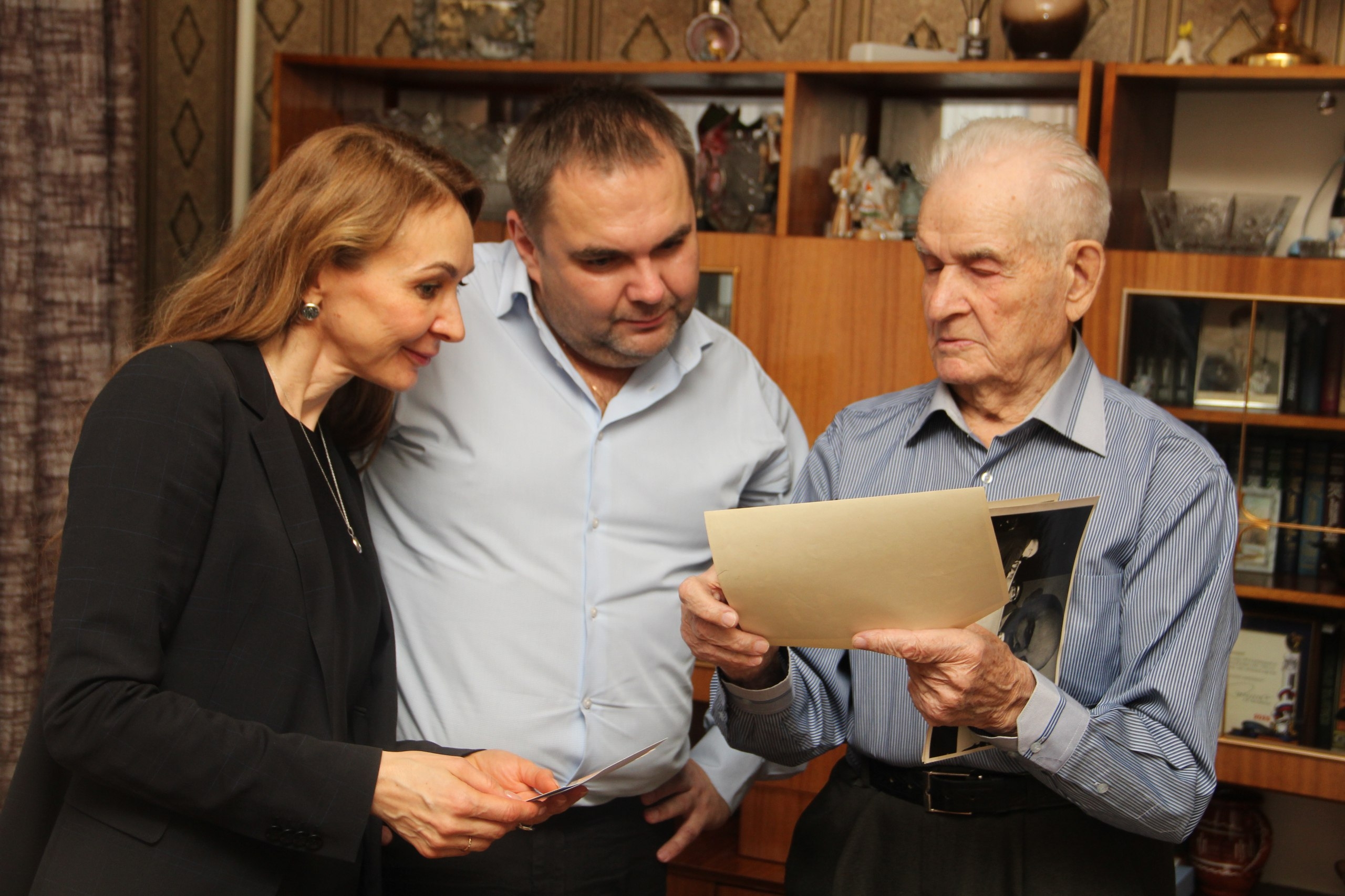 Участник штурма Берлина Константин Панов отпраздновал 100-летие