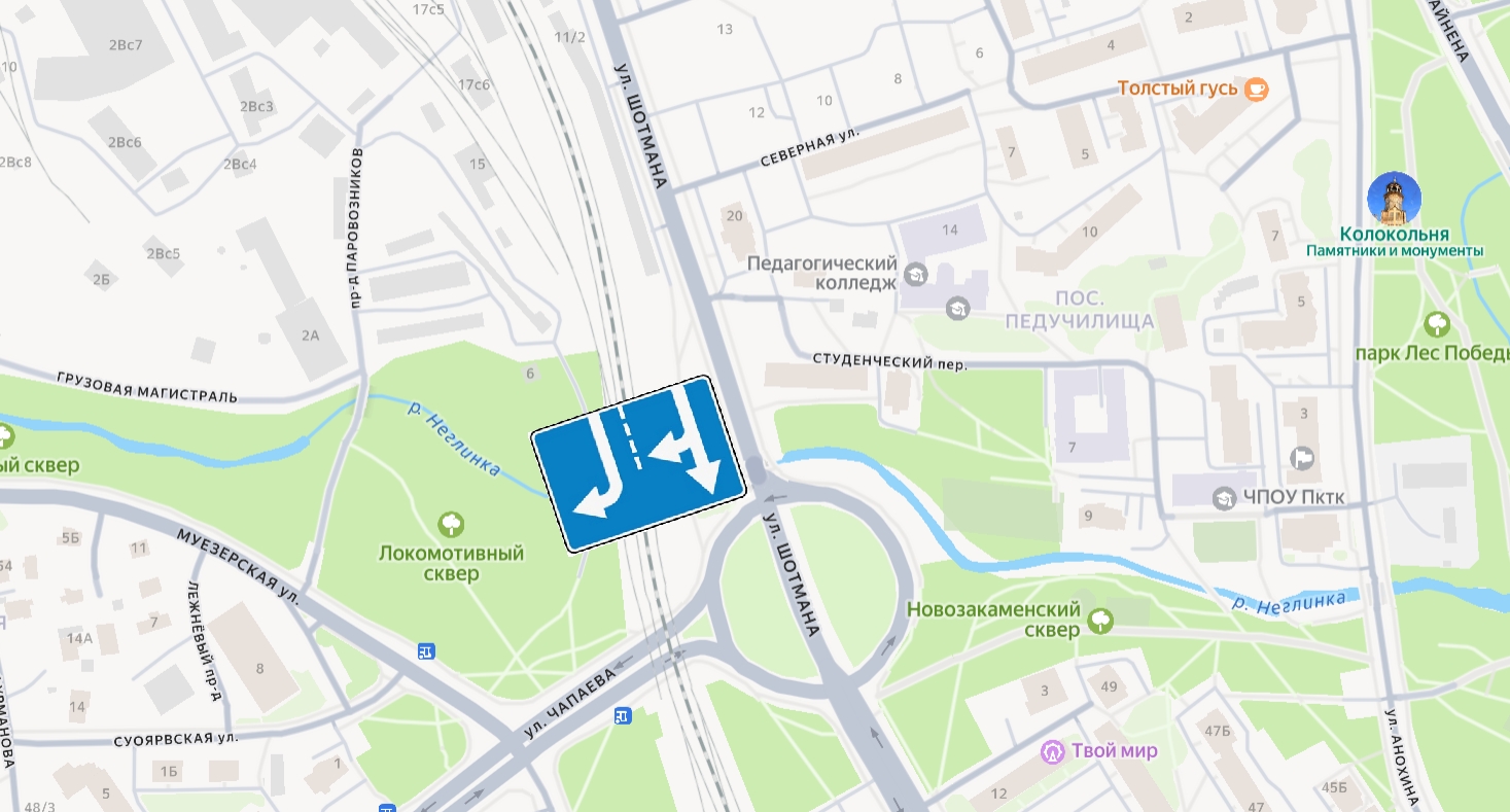 Схема движения изменится в центре Петрозаводска с 27 ноября