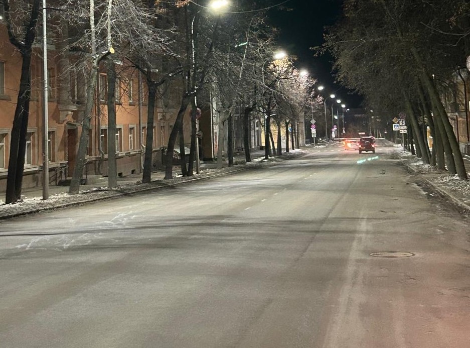 Улица Гоголя в Петрозаводске стала светлее, а значит и безопаснее