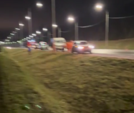 Массовая авария произошла на Объездной дороге рядом с Петрозаводском