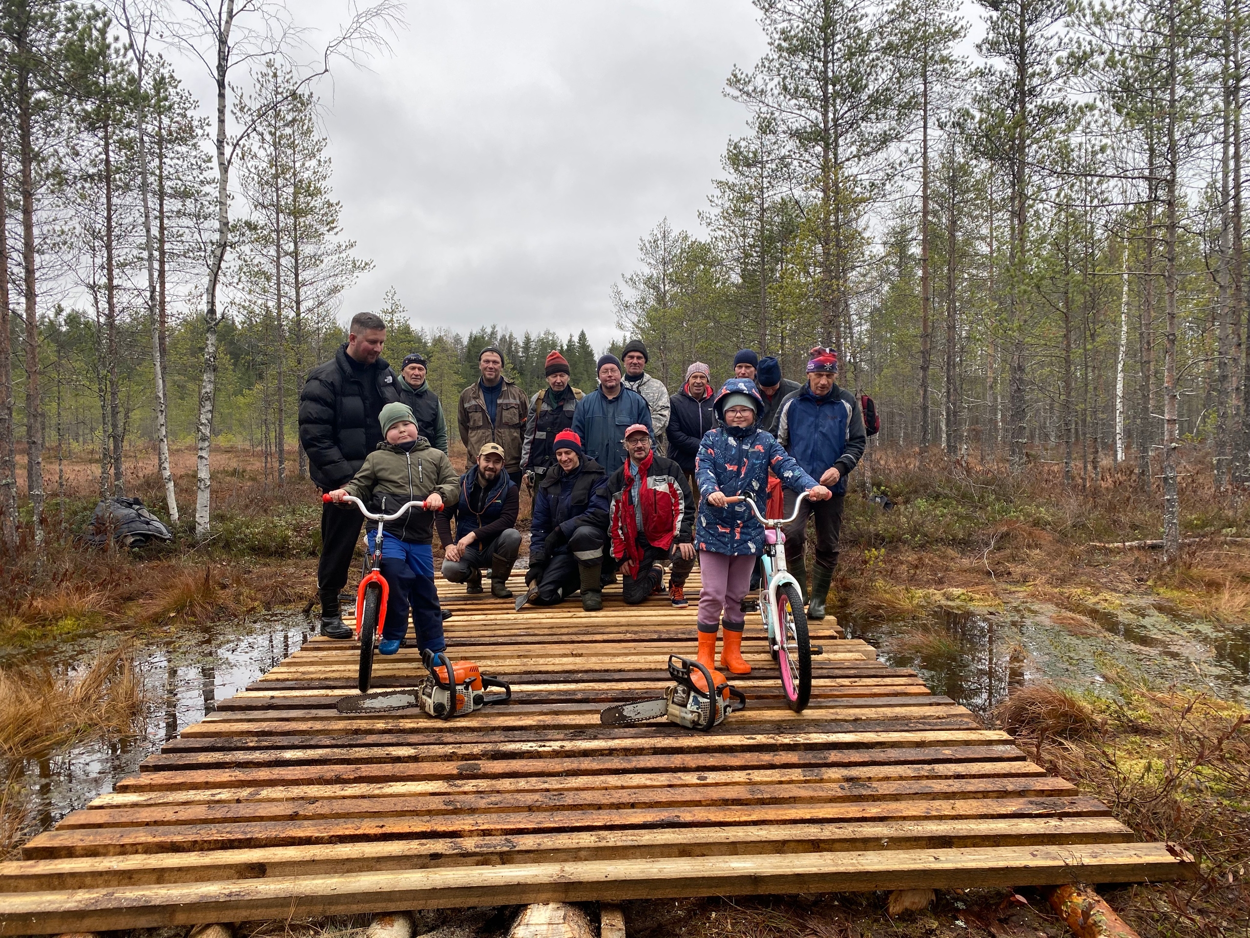 Два новых моста сделали на лыжной трассе \