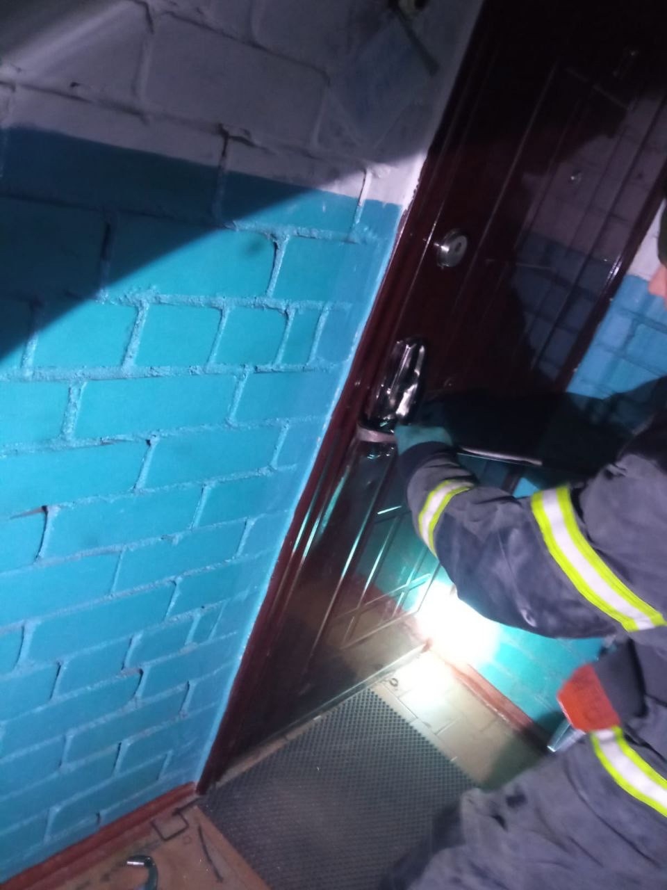 В Пудоже мама с малышом не могли попасть в квартиру - на помощь пришли пожарные