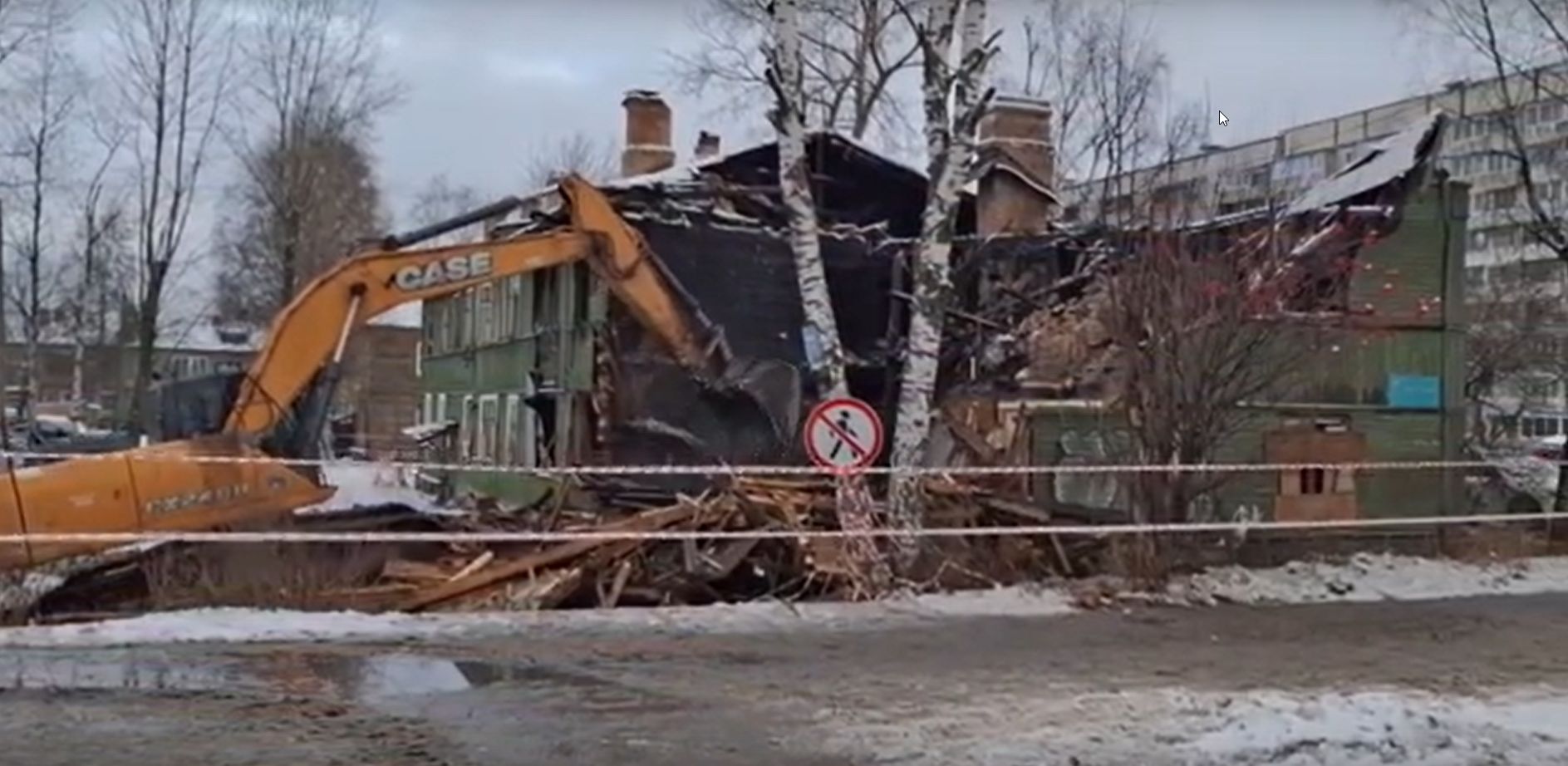 На Кукковке снесли три уродующих Петрозаводск аварийных дома
