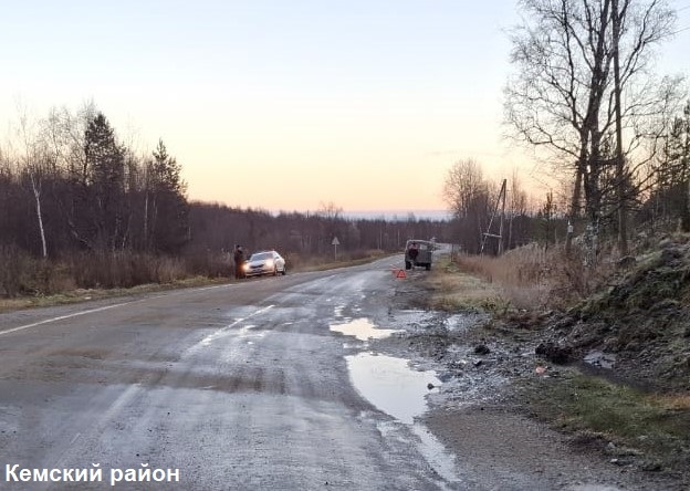 Пассажирка пострадала в ДТП с перевертышем в Кемском районе