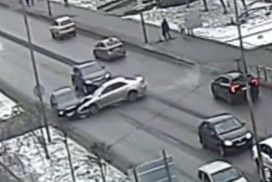 Моссовая авария произошла в центре Петрозаводска