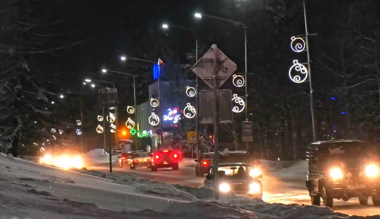 Световых панелей осталось всего 13 на улицах Костомукши