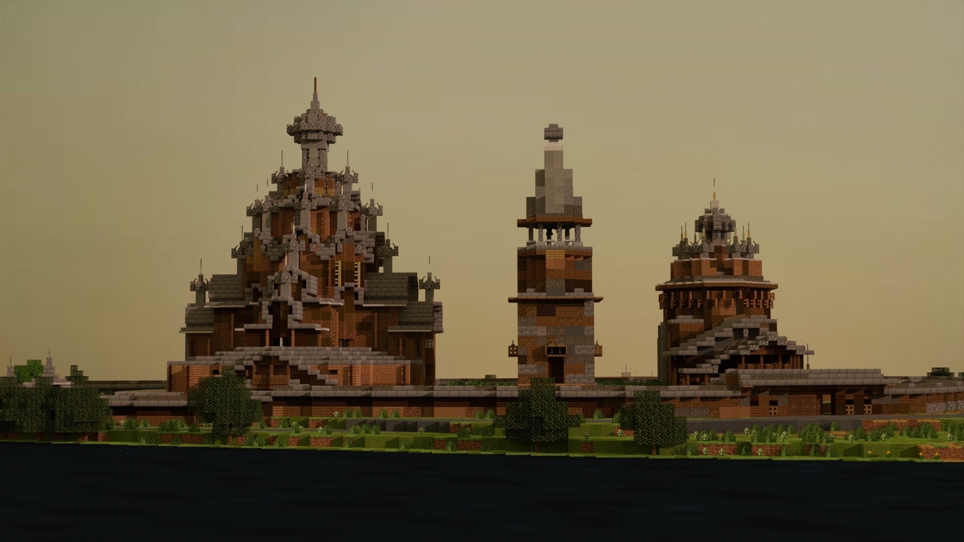 Точную цифровую копию Кижского погоста воссоздали в игре Minecraft