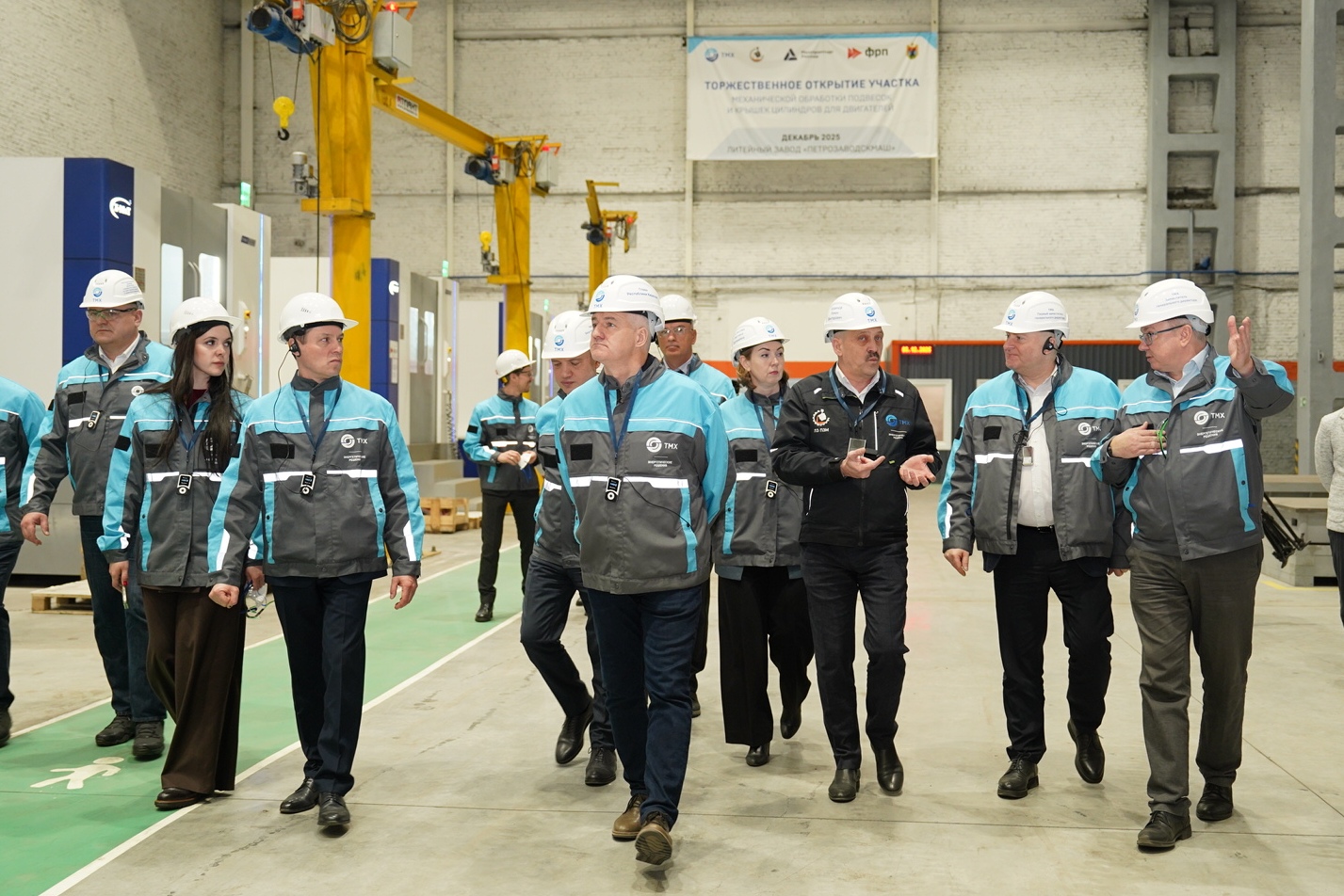 Глава Карелии открыл новую производственную площадку Литейного завода «Петрозаводскмаш»
