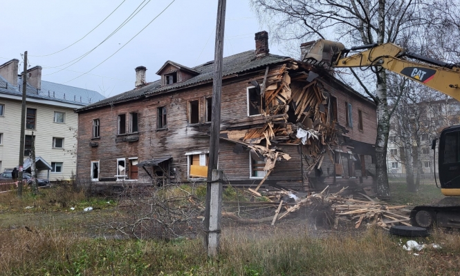 К концу года в Петрозаводске снесут 50 аварийных домов