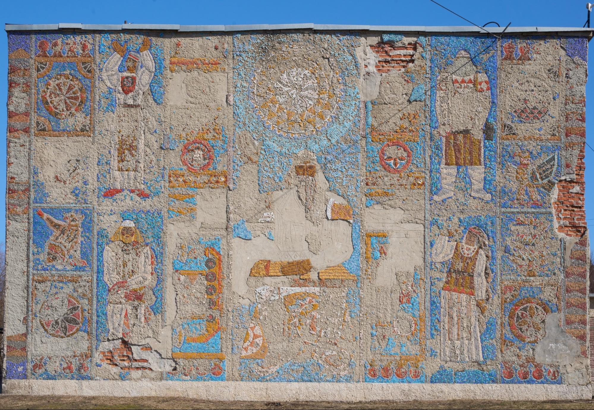 Панно «Калевала» в Питкяранте может быть спасено благодаря усилиям активистов и фонда