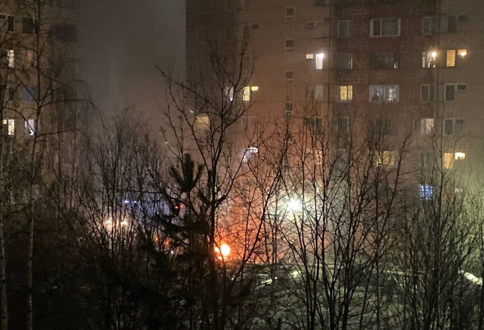 Вторая машина сгорела за сутки в Петрозаводске