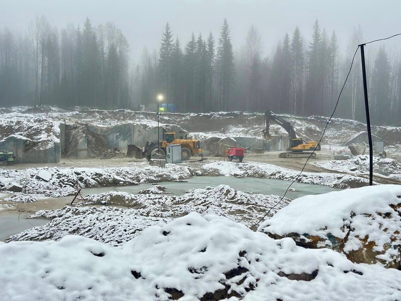 Мрамор для реставрации Исаакиевского собора начали добывать в карельском месторождении