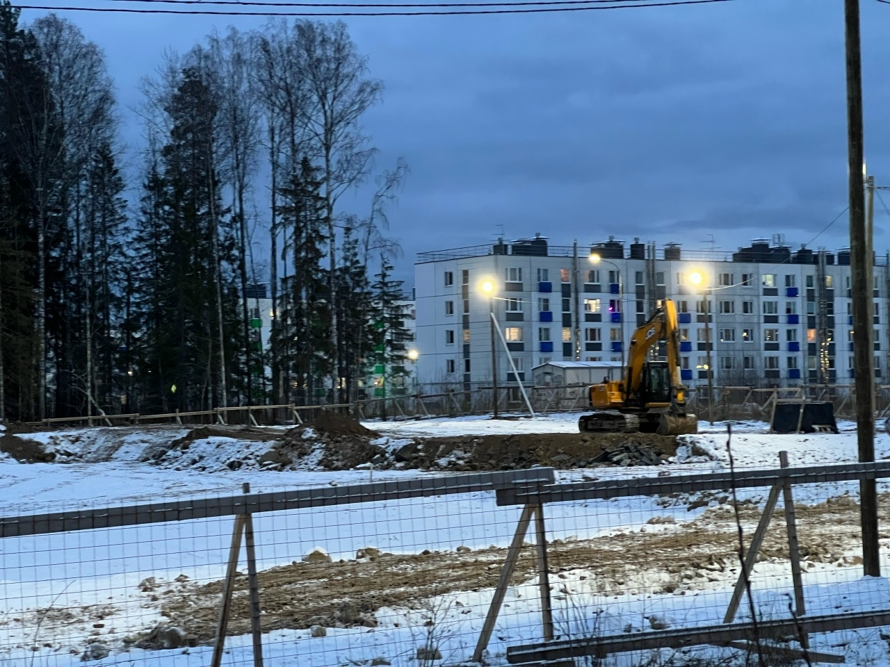 Строительство теннисного корта заморозили в районе Петрозаводска