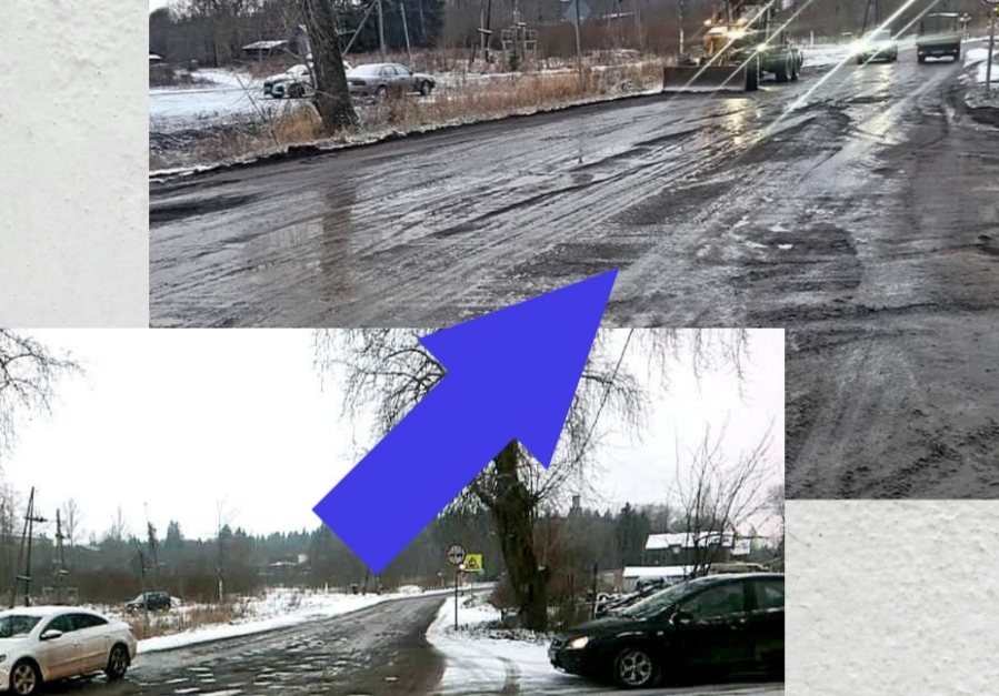 Подрядчик по требованию Госкомитета привел дорогу в порядок в Сортавале