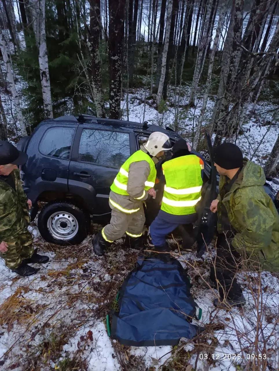 ДТП на лесной дороге в Беломорском округе привело к госпитализации