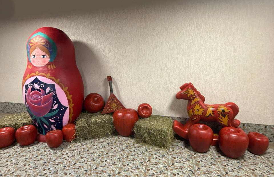 Новогоднюю фотозону создали в Карельском зоопарке