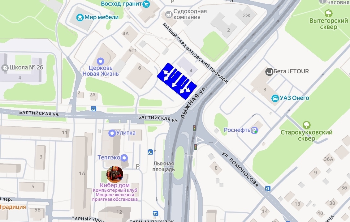 Со вторника в двух районах Петрозаводска изменится схема движения