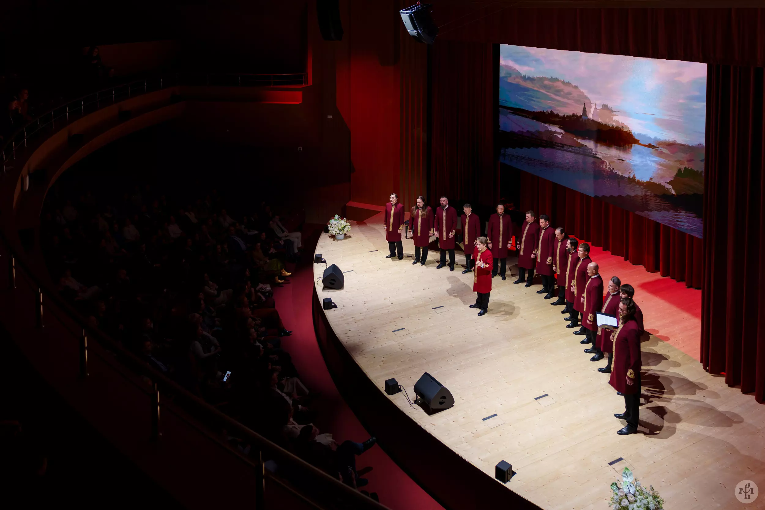 Хор Валаамского монастыря выступил с концертом в Третьяковской галерее в Москве