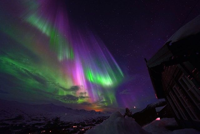 Солнце устроит жителям Карелии полярное сияние в новогоднюю ночь