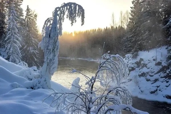 Ветер северный порывистый, местами до -16°С: в субботу жителям Карелии придется как следует утеплиться