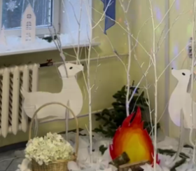 Инна Колыхматова с добрым медведем навестила маленьких пациентов в больнице