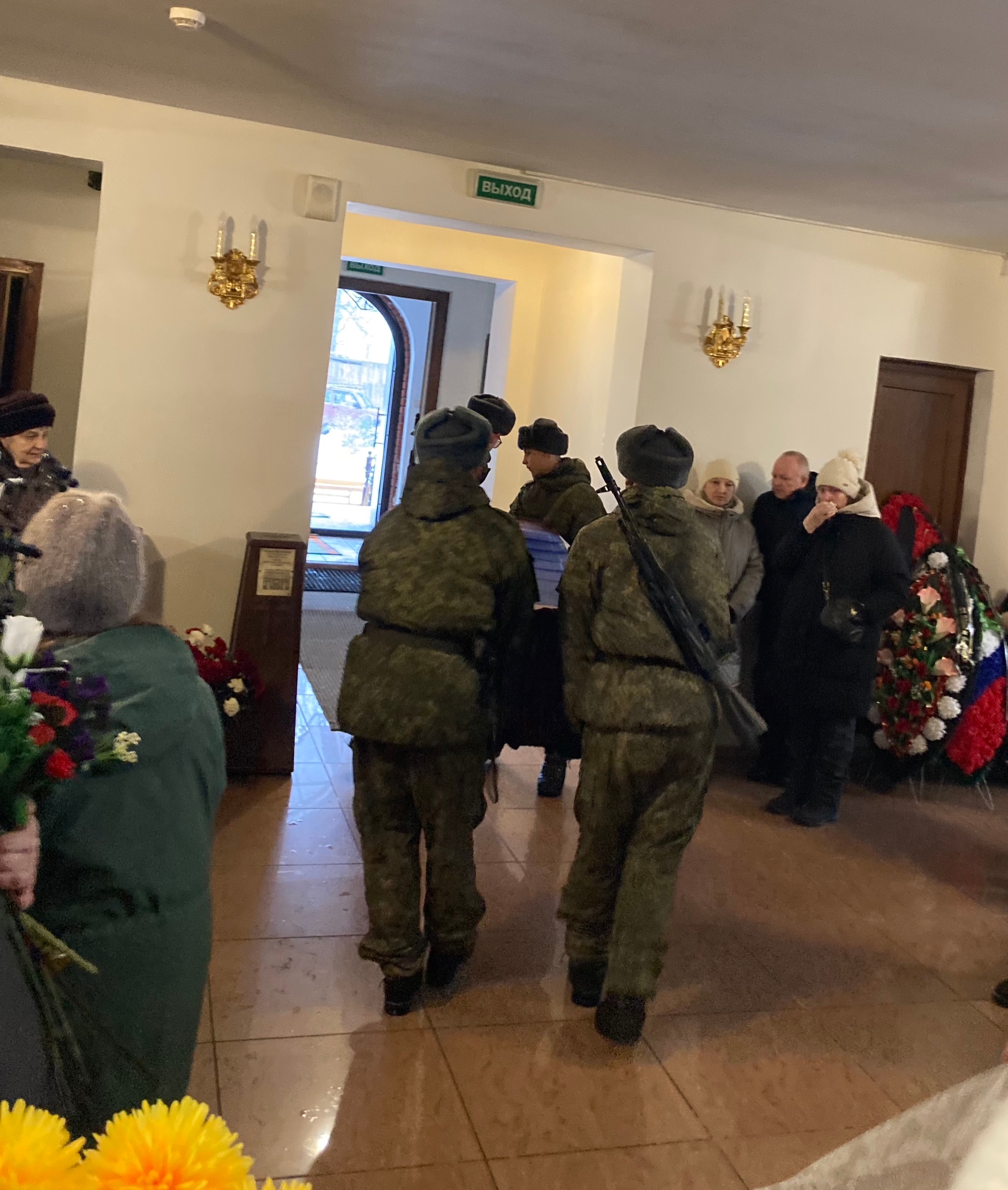 В Суоярви простились с погибшим на СВО младшим сержантом Евгением Колесовым