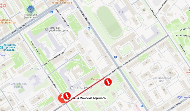 Запланированы ремонтные работы: завтра в Петрозаводске изменится схема движения