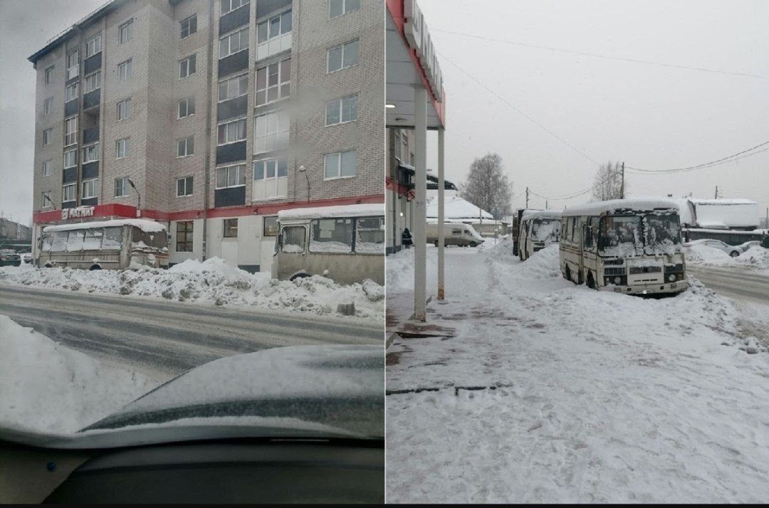 Петрозаводчане требуют убрать брошенные автобусы
