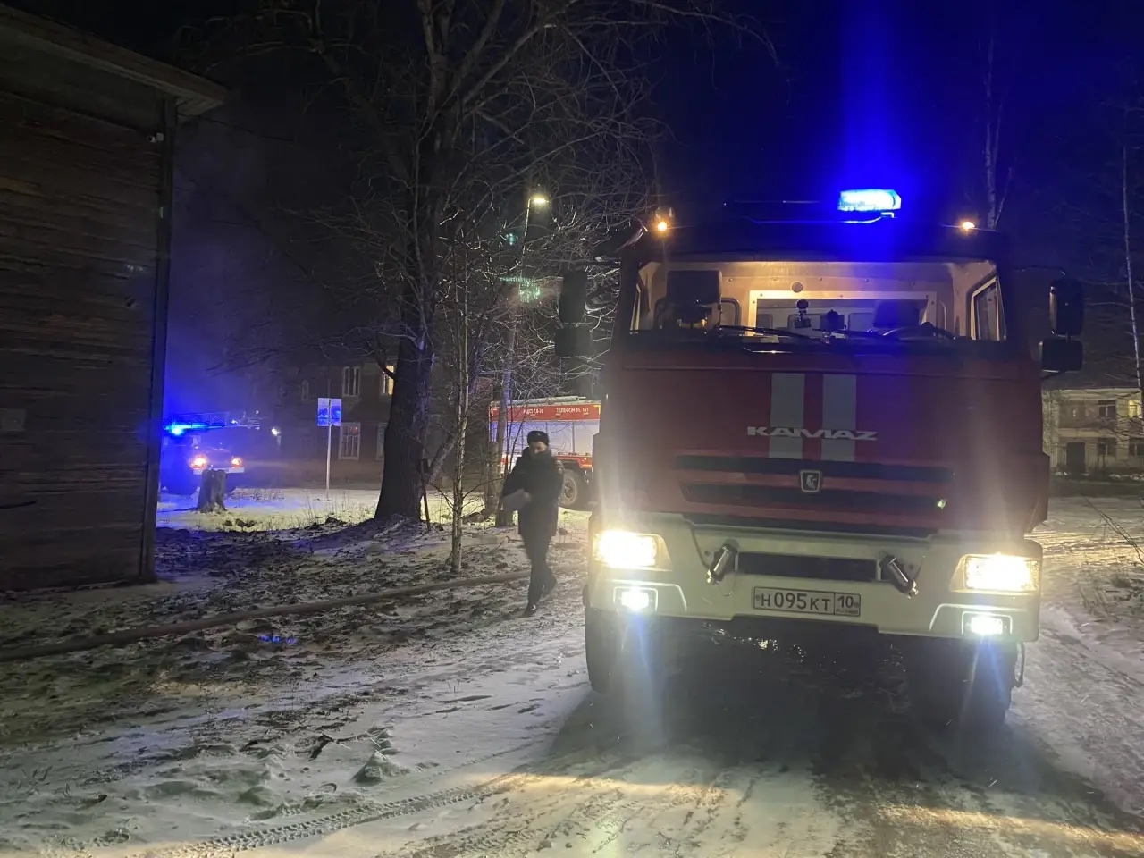 Дача сгорела в Сегежском округе